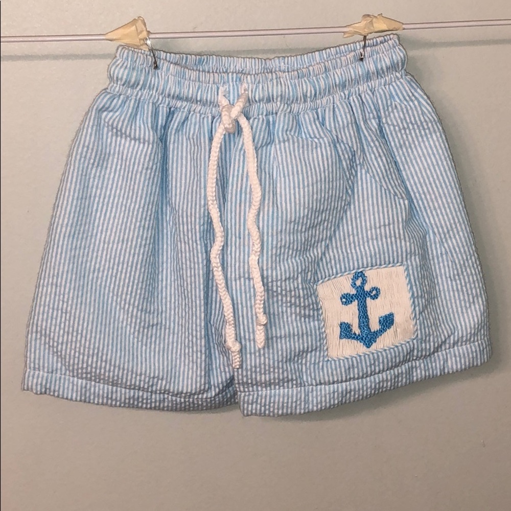 Boys Smocked Swim Trunk